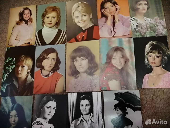 Артисты советского кино открытки