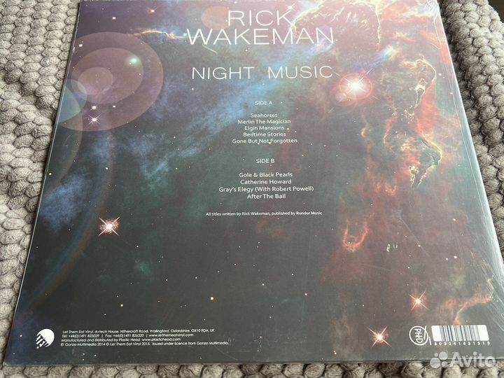 Винил Rick Wakeman- night music