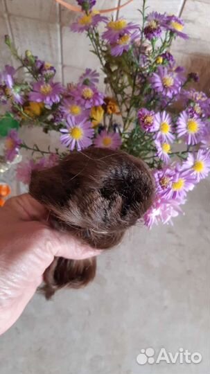 Волосы натуральные срез