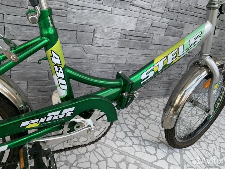 Складной Велосипед stels pilot 430 зелёный
