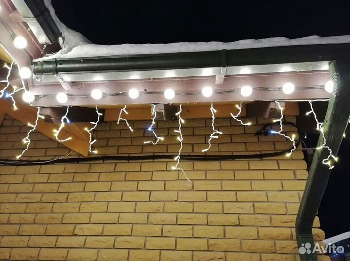 Новогоднее украшение домов