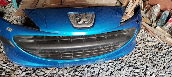 Бампер peugeot 207 передний