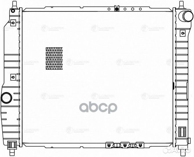 Радиатор охл. для а/м Chevrolet Aveo (05) 1.2i