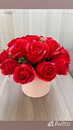 Букет из мыльных роз