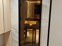 Супер дверь стеклянная в баню сауну хамам