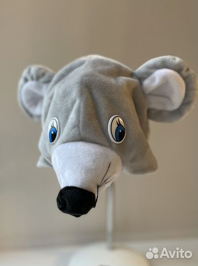 Карнавальная шапка «мышонок»