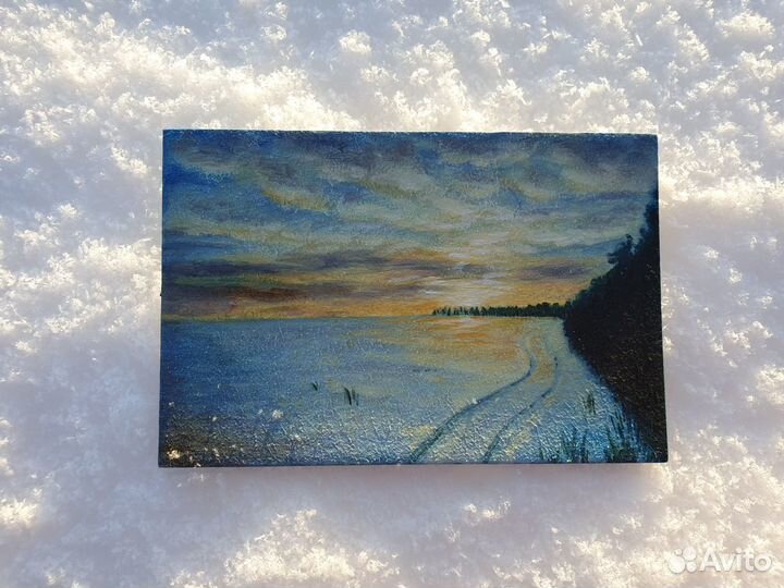 Картина маслом пейзаж 