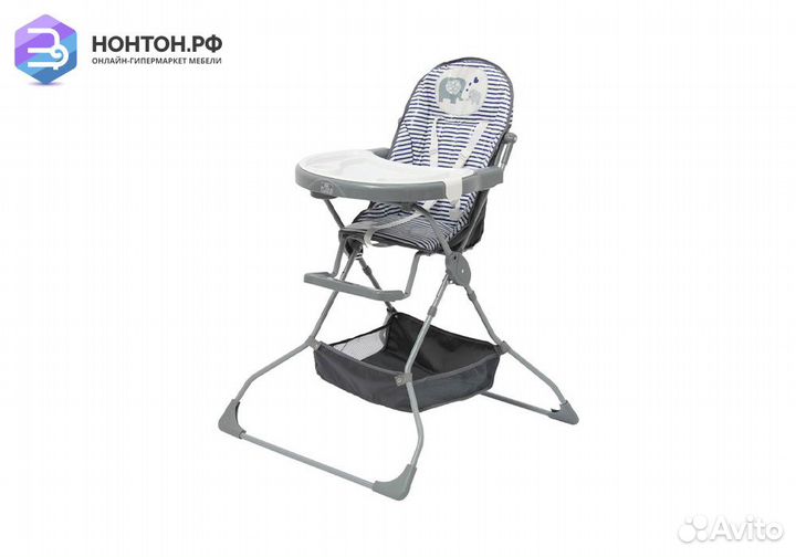 Стульчик для кормления Polini kids 252 Слоник серы