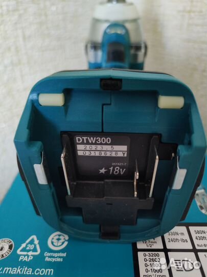 Гайковерт makita dtw300z