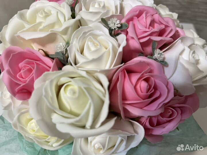 Букет из мыльных роз 31 шт