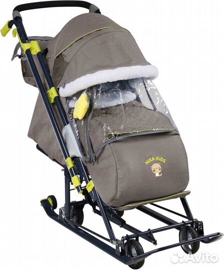 Детские санки коляска