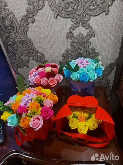Мыльные розы букеты
