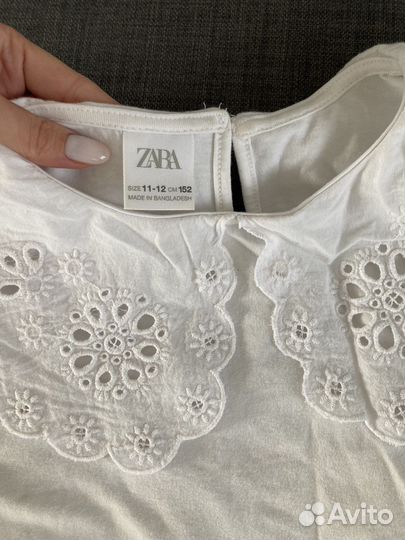 Блузка zara для девочки 152
