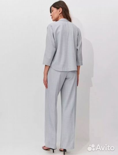 Льняной костюм женский двойка 54-56 размер