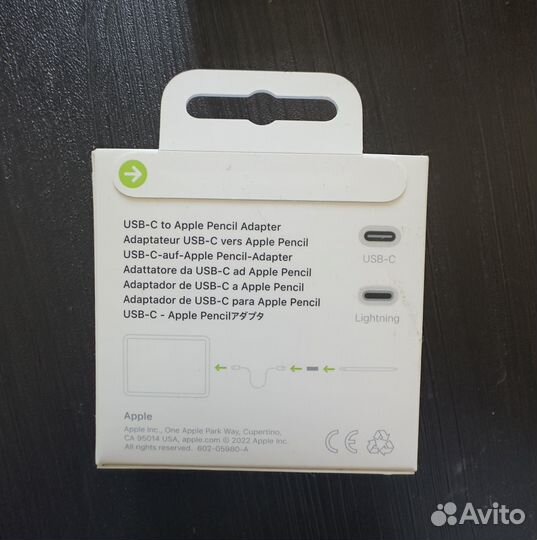 Переходник Pencil 1 USB-C iPad 10 оригинал