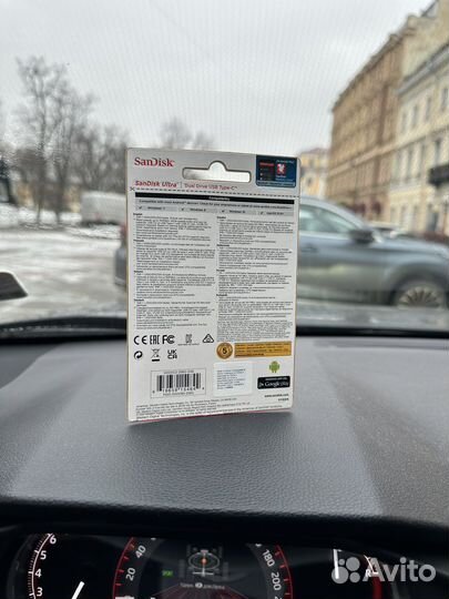 USB флешка SanDisk Ultra Dual USB-C 3.1 256 GB