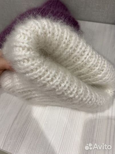 Шапка зимняя из мохера