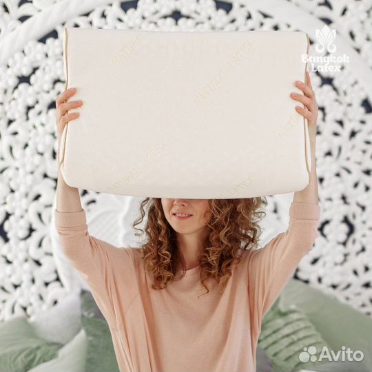 Латексная подушка Контур гладкий