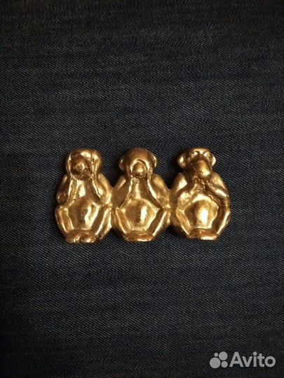 Фигурка латунь