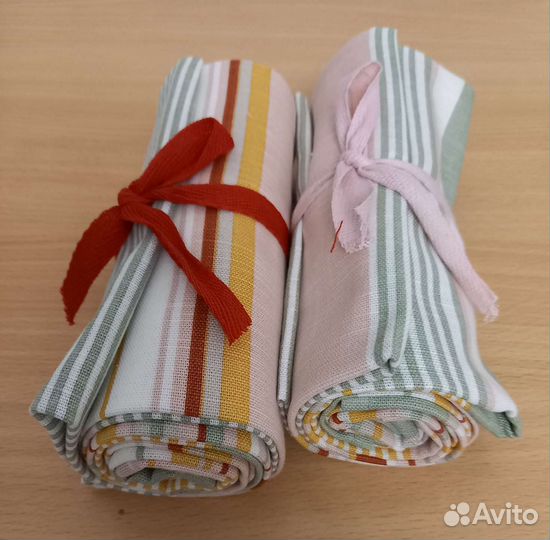 Полотенца кухонные не IKEA лен, хлопок