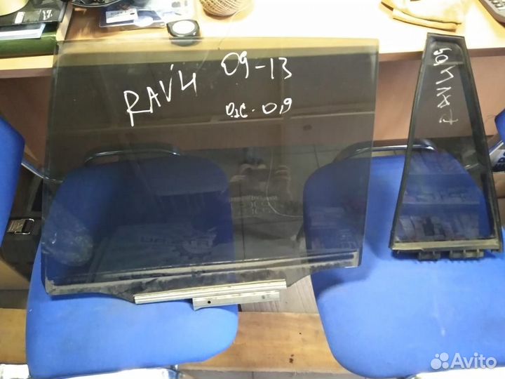 Стекло двери заднее левое Toyota rav 4 xa30