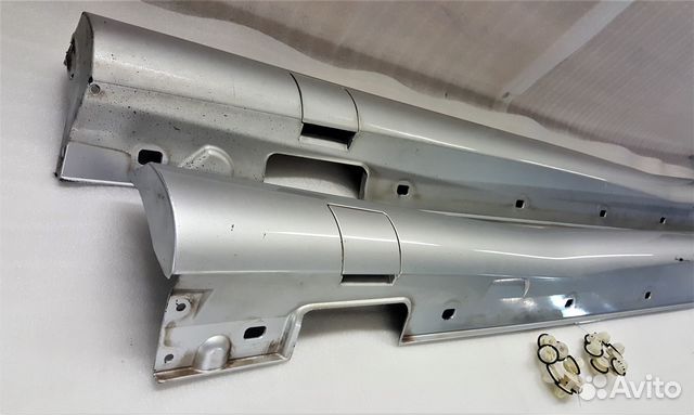 Накладка на порог Mercedes W212 (AMG пакет)