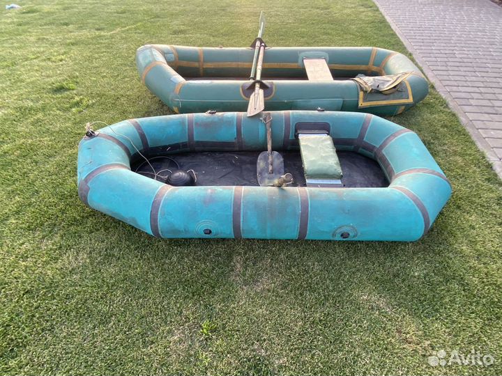 Лодка надувная резиновая весельная