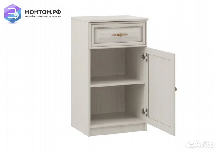 Тумба Габриэлла вудлайн кремовый / сандал белый