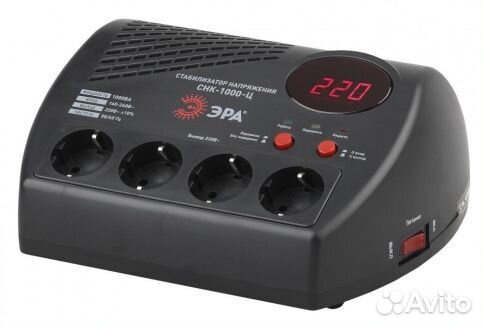 Стабилизатор напряжения эра скн-1000-Ц новый