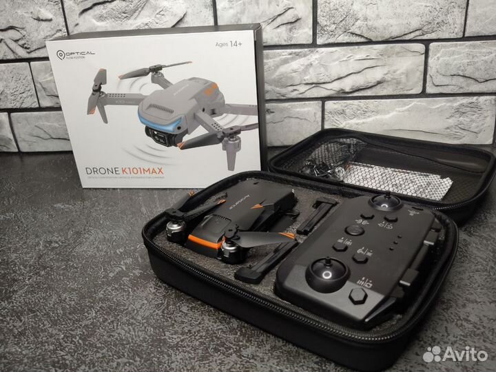 Дрон / Квадрокоптер с двумя камерами K101 MAX