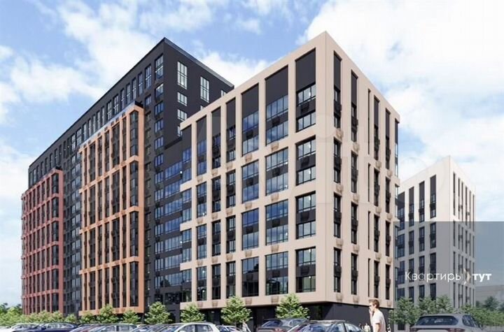 Квартира-студия, 33,2 м², 6/15 эт.