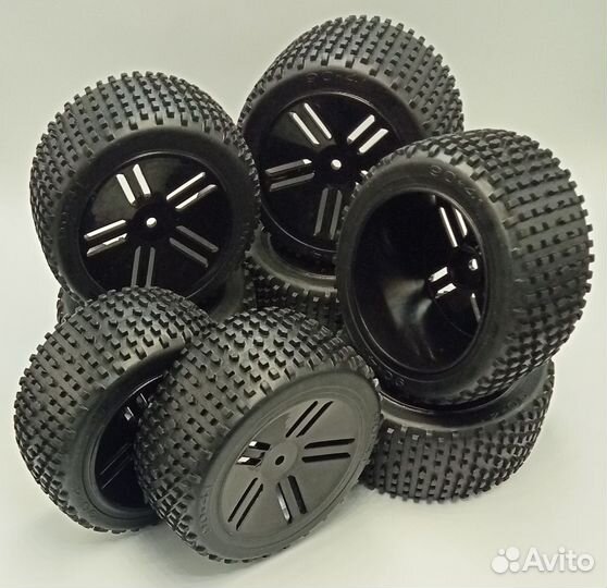 Колёса (8шт)багги Stem10 Pilotage 1/10 (задние)