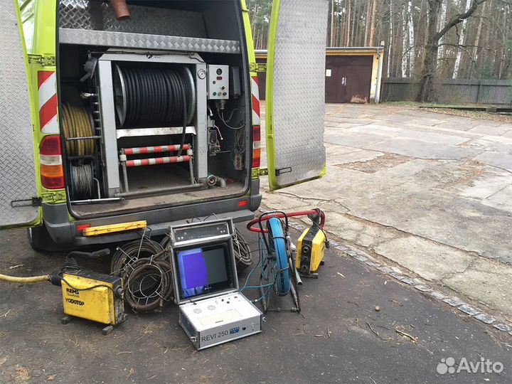 Прочистка канализации, устранение засоров 24/7