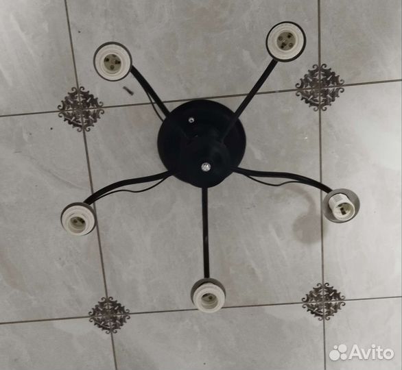 Люстра потолочная бу