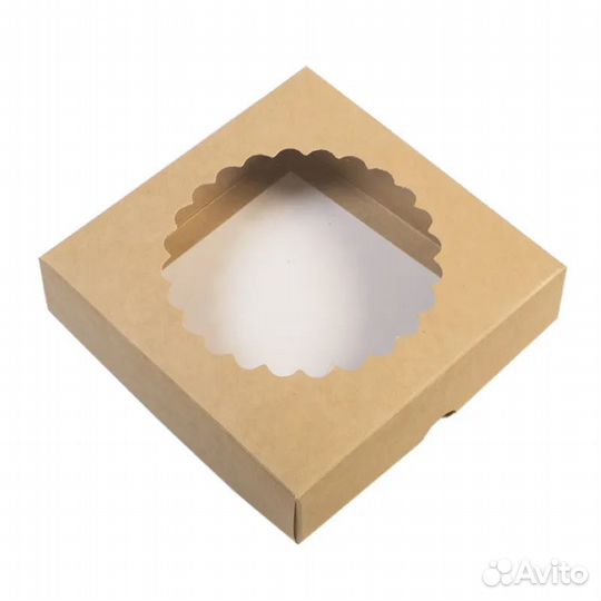 Коробки картонные с окном и без окна