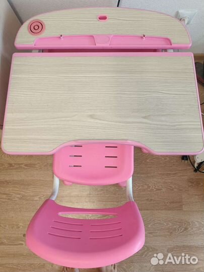 Растущая парта и стул fun desk