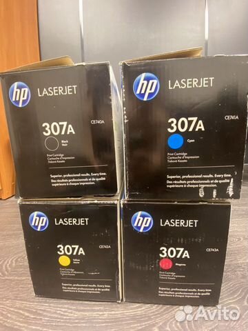 Картриджы HP CE740A CE741A CE742A CE743A