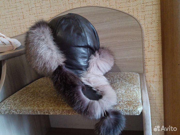 Шапка ушанка женская