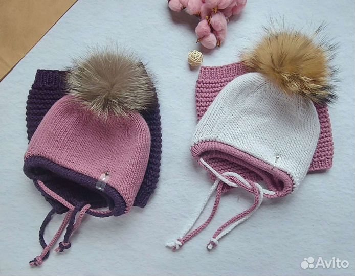 Шапка детская, снуд. Вязание на заказ