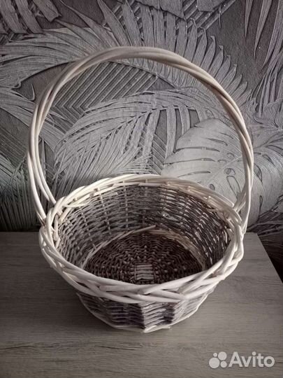 Корзины плетеные из ивы, ротанга