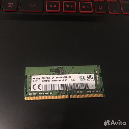 Оперативная память SO-dimm ddr4 8gb(3200мгц)