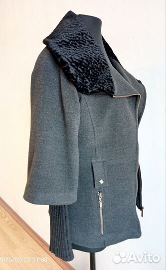 Пальто женское 46разм, укороченное Турция