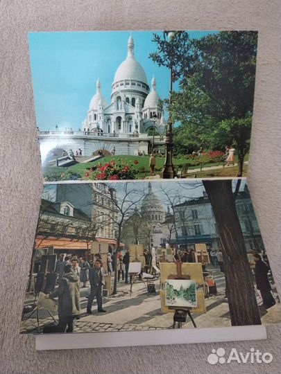 Буклет из 18 открыток Париж