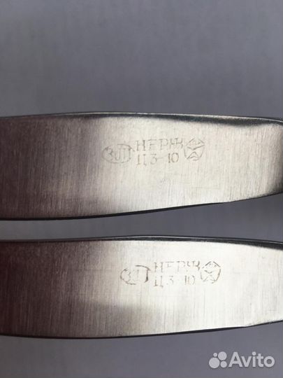 Ножи, мельхиор нержавейка, СССР, 4 шт