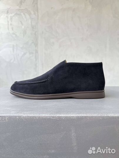 Лоферы мужские Loro Piana черные