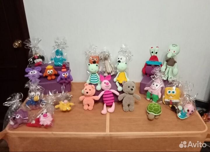 Вязаные игрушки ручной работы