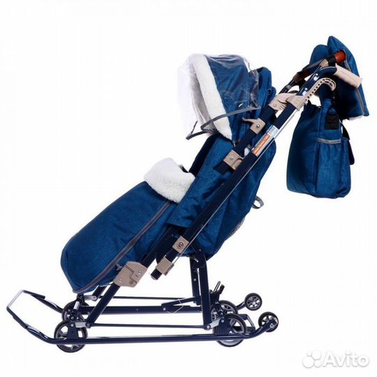 Санки-коляска ника детям 7-8К