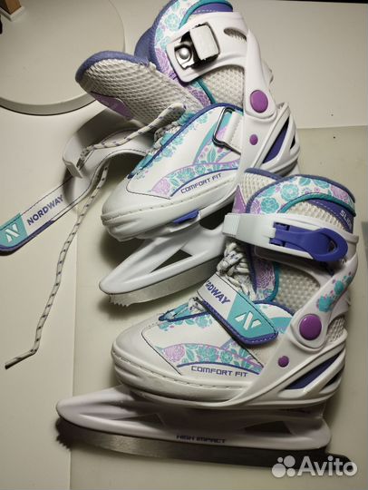 Коньки ледовые раздвижные