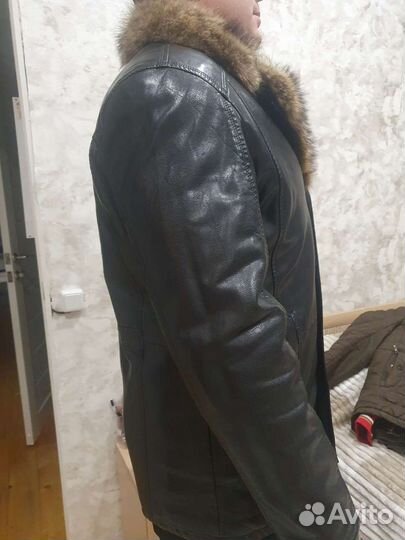 Дубленка натуральная мужская 52 54