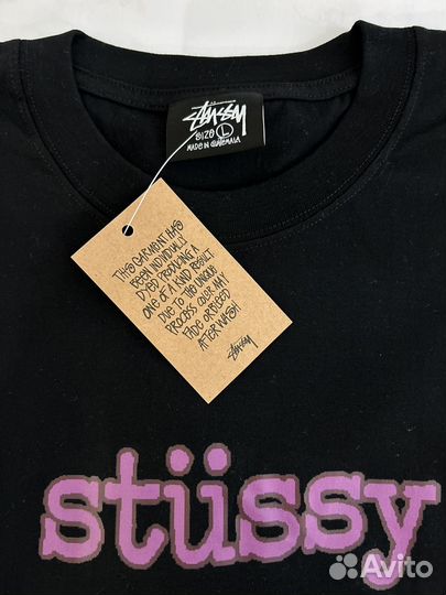 Футболка stussy черная